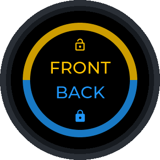 Locksure door lock status indicator showing all good
