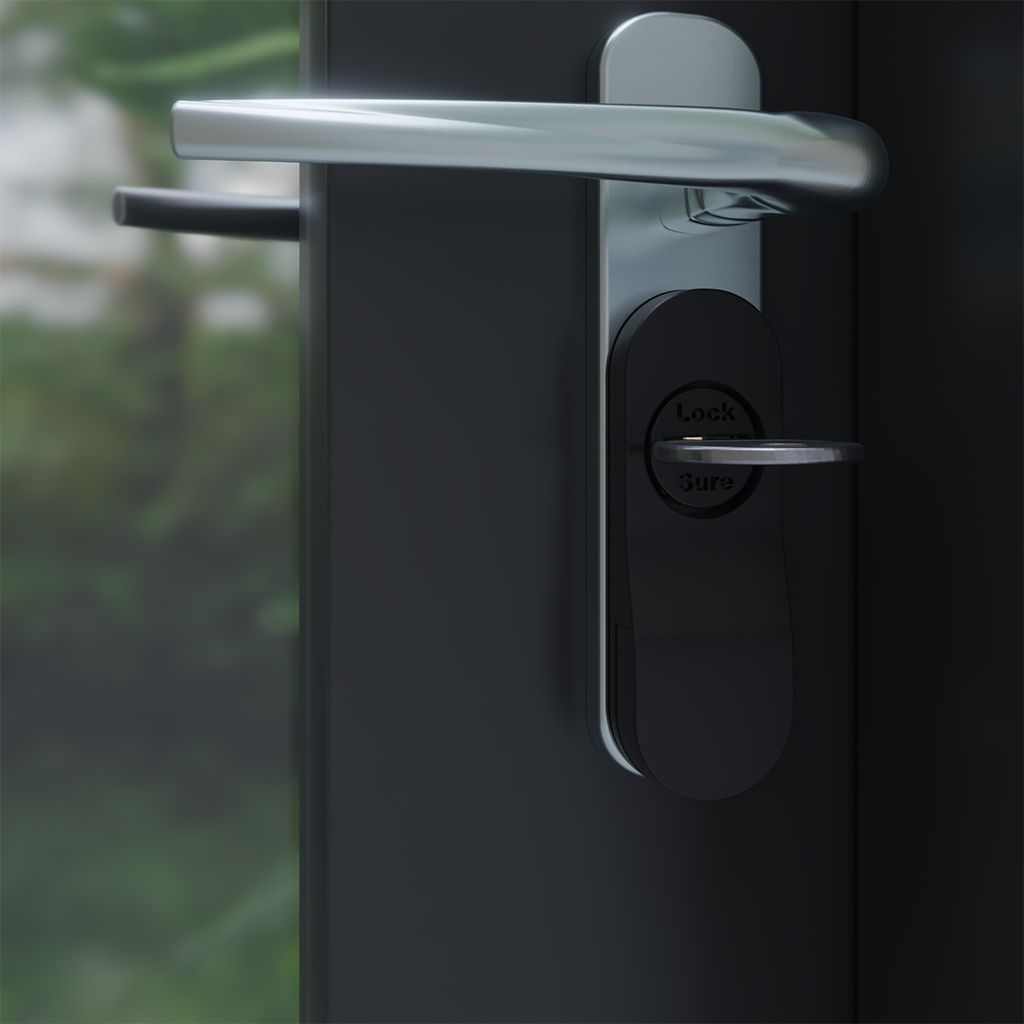 locksure key turn monitor that tells you if your door is locked or not